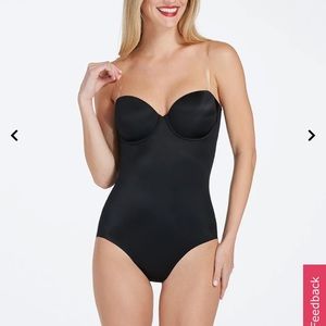 Spanx 
Suit Your Fancy Strapless Cupped Panty Bodysuit